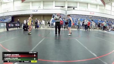 149 lbs Cons. Semi - Carsin Cullen, Askren Wrestling Academy vs Hubert Szymko, South Side Wrestling Club