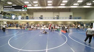 53-56 lbs Round 3 - Cohen Blain, Team Prestige Wrestling vs Devontae Dixon, Salt Lake City