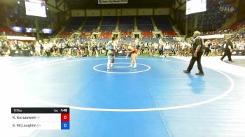 117 lbs Rnd Of 64 - Kylee Kurszewski, Wisconsin vs Sara McLaughlin, Massachusetts