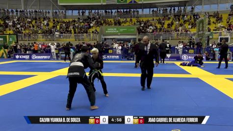 Joao Gabriel De Almeida Ferreir vs Calvin Yuanjia B. De Souza 2025 Brasileiro Jiu-Jitsu IBJJF