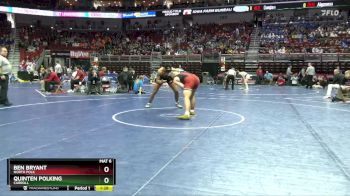 2A-190 lbs Champ. Round 2 - Quinten Polking, Carroll vs Ben Bryant, North Polk