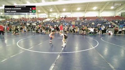 60 lbs Champ. Round 1 - Jack James, Sublime Wrestling Academy vs Damian Alejandre, Northside Wrestling Club