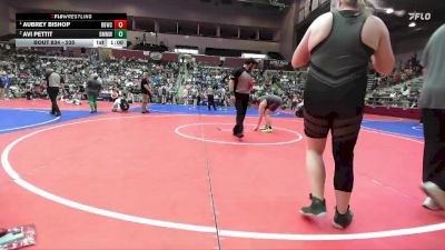 235 lbs Round 2 - Avi Pettit, Bauxite Mini Miners Wrestling vs Aubrey Bishop, Beebe Badgers Wrestling Club