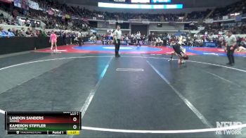 7A 126 lbs Semifinal - Kameron Stiffler, Enterprise HS vs Landon Sanders, Hoover