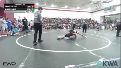 84 lbs Rr Rnd 5 - Ryker Collier, Morrison Takedown Club vs Angel Ponce, South Central Punisher Wrestling Club