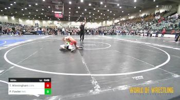 95 lbs Consi Of 8 #2 - Truman Winningham, Cornerstone Mat Club vs Perry Fowler, Syracuse Wrestling Club (Utah)