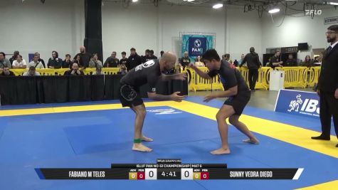 Sunny Vedra Diego vs Fabiano M Teles 2026 Pan IBJJF Jiu-Jitsu No-Gi Championship