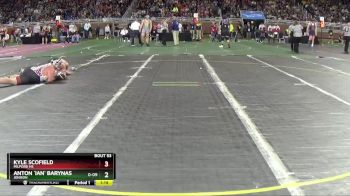 D1-285 lbs Champ. Round 1 - Anton `Ian` Barynas, Jenison vs Kyle Scofield, Milford HS