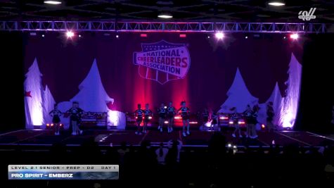Pro Spirit - EMBERZ [2025 L2.1 Senior - PREP - D2 Day 1] 2025 NCA Holiday Classic