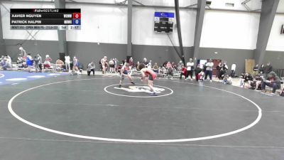 Junior FS - 150 lbs Semis - Xavier Nguyen, White Center Warriors Wrestling Club vs Patrick Halpin, Mat Demon Wrestling Club