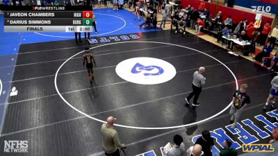 107 lbs Final - Javeon Chambers, Highlands vs Darius Simmons, Burgettstown
