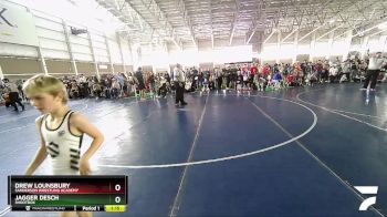 60 lbs Cons. Semi - Drew Lounsbury, Sanderson Wrestling Academy vs Jagger Desch, Shootbox