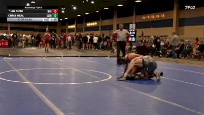 184 lbs C Of 16 #2 - Ian Bush, West Virginia vs Chris Neal, Cal State Bakersfield