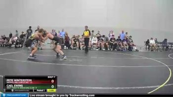 155 lbs Semis & 1st Wrestleback (8 Team) - Cael Ewing, West Forsyth Wrestling Club vs Pete Winterstein, Raleigh Area Wrestling