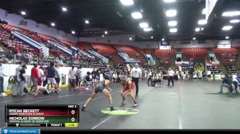 105 lbs 3rd Place Match - Mycah Beckett, Askren Wrestling Academy vs Nicholas Sorrow, Simmons Academy Of Wrestling