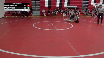 175 lbs Round 3 (3 Team) - Derick DeVaughn, Mcadory vs Carlos Flores, Spain Park Hs