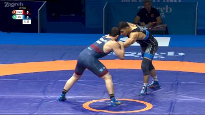86 kg 1/8 Final - Mahamedkhabib Kadzimahamedau, UWW vs Azamat Dauletbekov, Kazakhstan