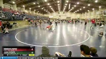 84 lbs Quarters & Wb (16 Team) - Cash Mcfate, Gold Rush Wrestling vs ERNESTO PEREZ, West Coast Riders