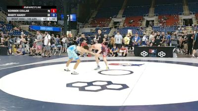 106 lbs Cons. Sub-rd Of 32 - Korben Collae, Pennsylvania vs Rhett Hardy, Oklahoma