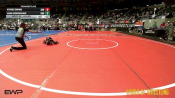 43 lbs Quarterfinal - Kyrie Ewing, Nashville Catholic Wrestling vs Liam Rodriguez, Grindhouse