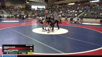 5A 120 lbs Quarterfinal - Xavion Floyd, Searcy vs William Carlton, Pulaski Academy