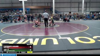 85 lbs Round 4 - Lily Yi, West Mustangs Girls vs Caydence Aagard, Buhl Girls
