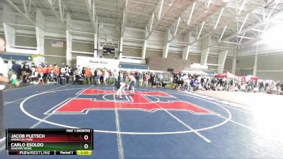 113 lbs Champ. Round 2 - Jacob Pletsch, American Fork vs Carlo Esoldo, Shadow Ridge