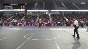 85 lbs Cons. Round 2 - Layken Luthi, Ogden`s Outlaws vs Kylah Duncan, Lakin Wrestling Club