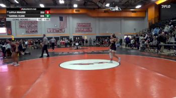 120 lbs Cons. Round 1 - Layla Knazze, Solon vs Sarina Cline, Burlington