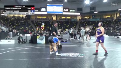 180 lbs Champ. Round 1 - Tabitha Breitrick, Wisconsin Stevens Point vs Sabrina Nauss, Grand Valley State