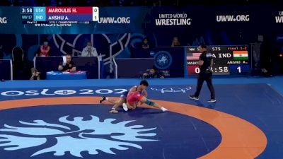 57 kg Final 1-2 - Helen Maroulis, United States vs Anshu Anshu, India