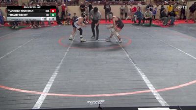 95_B lbs Round Of 32 - Zander Hartman, Boiling Springs vs David Wehry, Tri Valley