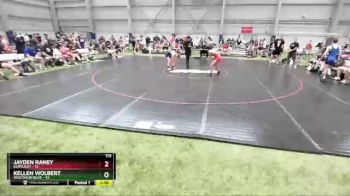 113 lbs 2nd Wrestleback (16 Team) - Jayden Raney, Kentucky vs Kellen Wolbert, Wisconsin Blue