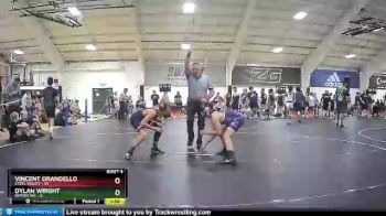 92 lbs Round 2 (6 Team) - Dylan Wright, Riptide WC vs Vincent Orandello, Steel Valley