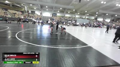 140 lbs Quarterfinal - Rylie Bruce, TWC vs Alice Gizzi, Williamson County Wrestling Cl