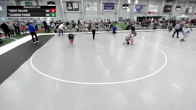 Junior Girls - 207 lbs 5th Place Match - Elizabeth Henkins, Montana vs Ciara Williams, Harrisonville High School Women's Wrestling
