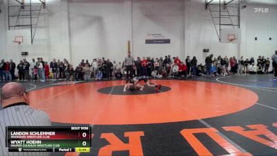 77 lbs Semifinal - Wyatt Hoehn, Maurer Coughlin Wrestling Club vs Landon Schlemmer, Woodshed Wrestling Club
