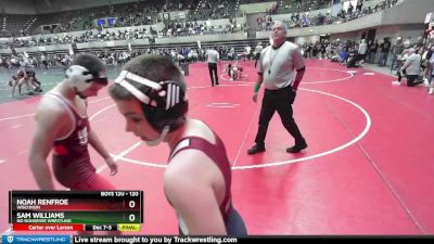 120 lbs Quarterfinal - Noah Renfroe, Wisconsin vs Sam Williams, No Nonsense Wrestling