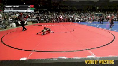40 lbs Consolation - Cameron Egbers, GGB Ohio vs Daniel Rojo, California Grapplers
