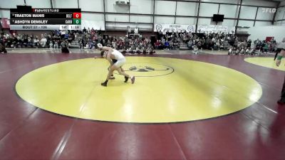 106 lbs Quarterfinal - Ashdyn Densley, Carbon vs Traeton Manis, Delta