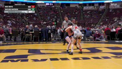 112 lbs Quarterfinal - Iris Reitz, Redbank Valley-G vs Daylee Watson, Conneaut-G