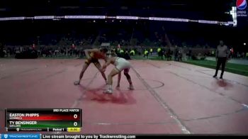 D2-160 lbs 3rd Place Match - Ty Bensinger, Gaylord vs Easton Phipps, Goodrich