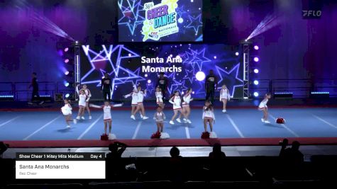 Santa Ana Monarchs - Rec Cheer [2023 Show Cheer 1 Mitey Mite Medium Day 4] 2023 Pop Warner National Cheer & Dance Championship