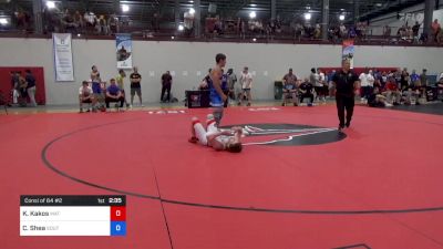 74 kg Consi Of 64 #2 - Kelly Kakos, Mat Town USA vs Cj Shea, South Side Wrestling Club