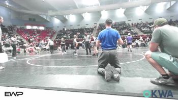 84 lbs Quarterfinal - Spin Kennedy, Woodland Wrestling Club vs Rowan Musgrove, McAlester Youth Wrestling