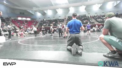 84 lbs Quarterfinal - Spin Kennedy, Woodland Wrestling Club vs Rowan Musgrove, McAlester Youth Wrestling