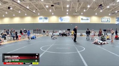 88 lbs Round 5 (6 Team) - Mason Meyers, POWA vs Daniel Corbin, Mat Assassins Black