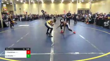 145 lbs Semifinal - Taye Bradshaw, Apollo Ridge vs Sa'Nir Brooks, Pittsburgh