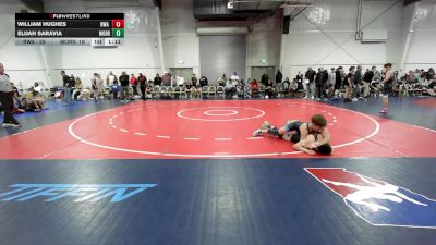 110 lbs Rr Rnd 2 - William Hughes, RWA Black MS vs Elijah Saravia, Morris Fitness Black MS