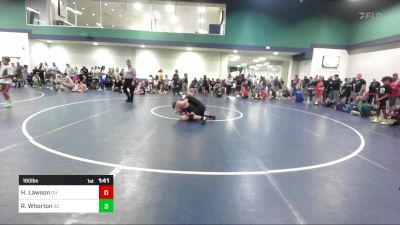 160 lbs Quarterfinal - Hunter Lawson, OH vs Rj Whorton, SC